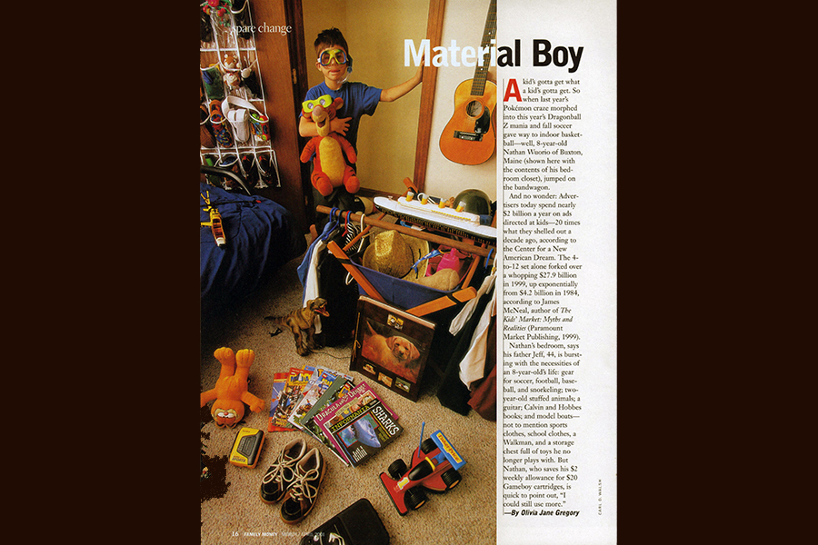 Family Money Magazine : Published : Editorial Photography : Carl D. Walsh Photographer: Portrait Photography : Natural History Photographer