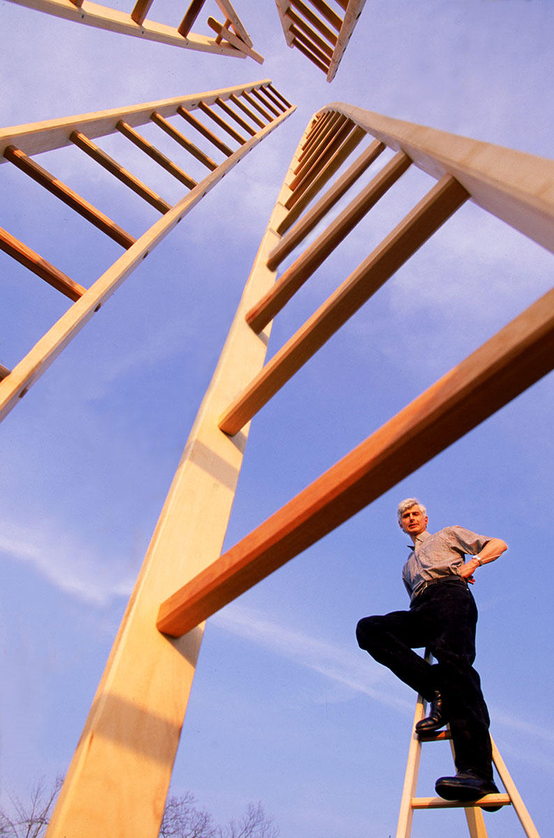 Ladder maker portrait for Yankee Magazine.