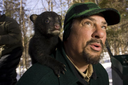 Maine wildlife biologist Randy Cross for Yankee Magazine