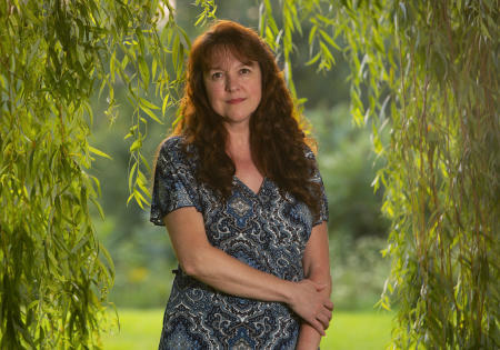 Denise Bernier of Sabattus has suffered from long term Covid-19 effects. For the Portland Press Herald.